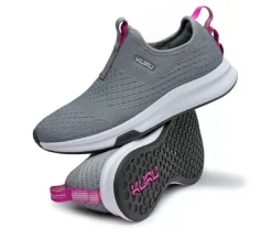 KURU Footwear Atom Slip-On Stone Gray-Berry Pink Sale