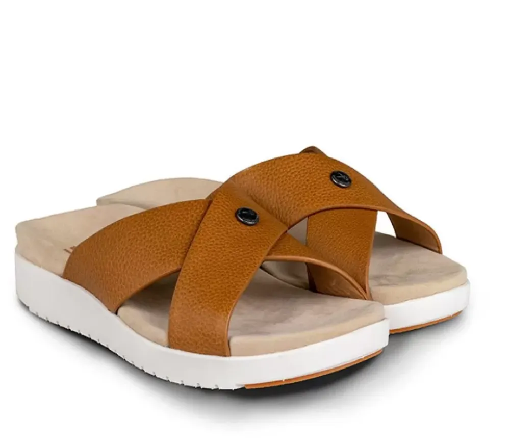 KURU Footwear Breeze Caramel Brown-White-Gum Outlet