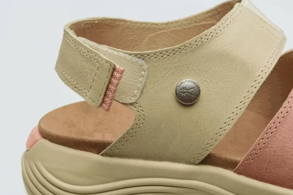 KURU Footwear Coda Muse Straw-Light Peach Clearance