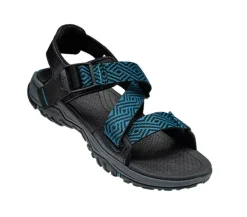 KURU Footwear Current Jet Black-Wailea Blue Clearance