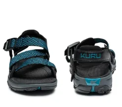KURU Footwear Current Jet Black-Wailea Blue Clearance