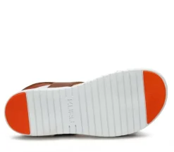 KURU Footwear Glide Walnut Brown-Blood Orange Outlet