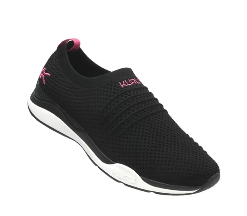 KURU Footwear Stride Jetblack-White-Berrypink Best