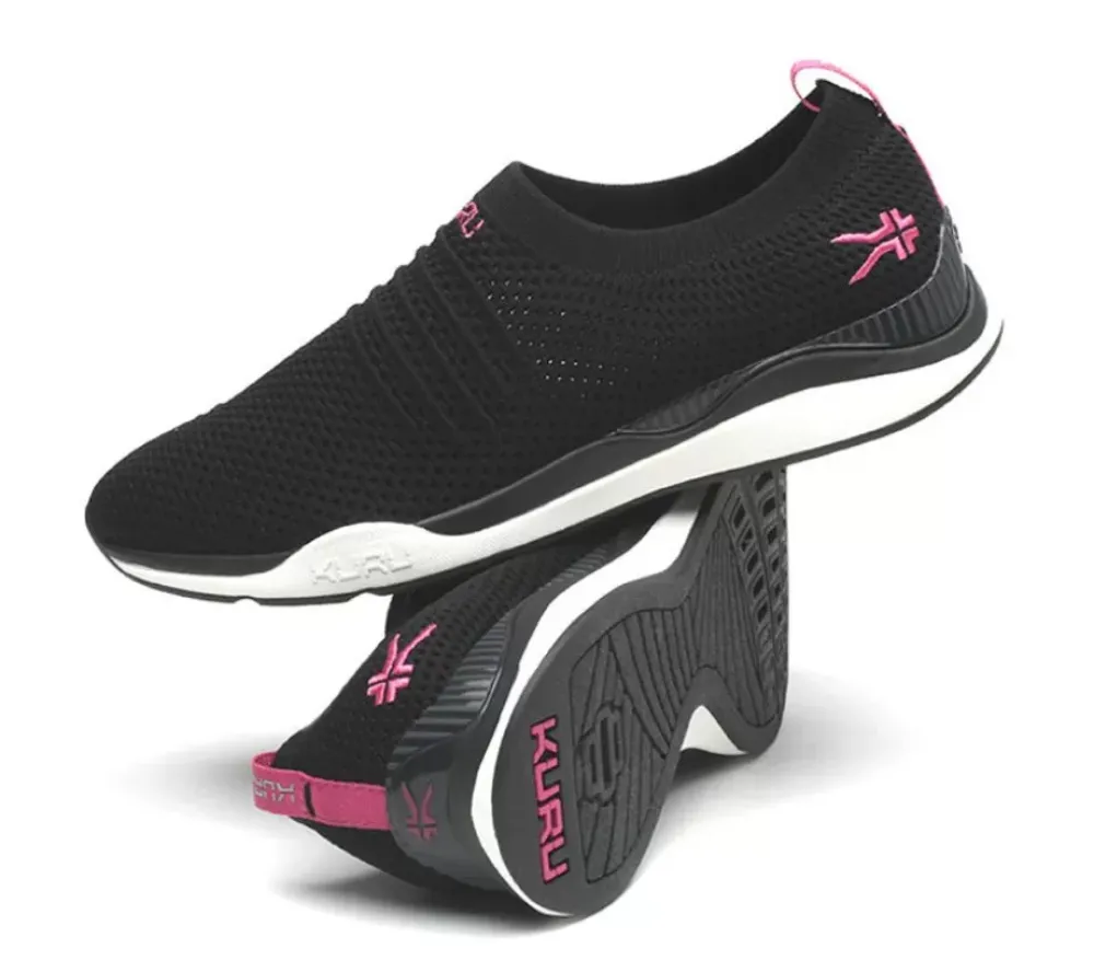 KURU Footwear Stride Jetblack-White-Berrypink Best