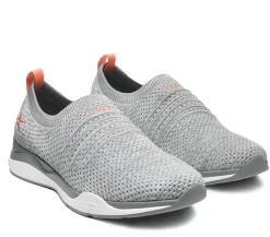 KURU Footwear Stride Heather Gray-White-Peach Pink