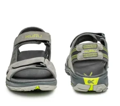 KURU Footwear Tread Wild Dove-Dark Shadow-Lime Green Discount